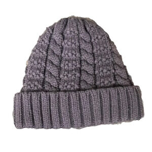 ADRIENNE LANDEAU Grey  Beanie Hat Sports Outdoor Normcore Gorpcore Winter O/s